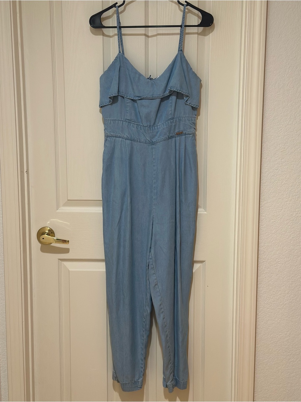 Guess Light Blue Denim Jumpsuit Overalls